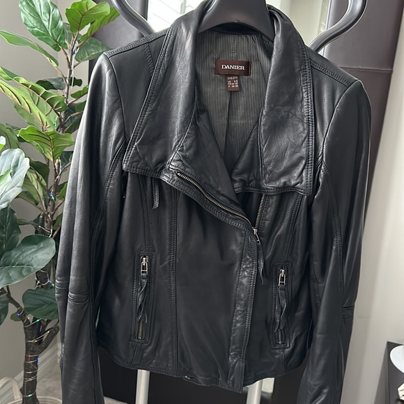 Daniel Leather Moto Jacket - Picture 2 of 10